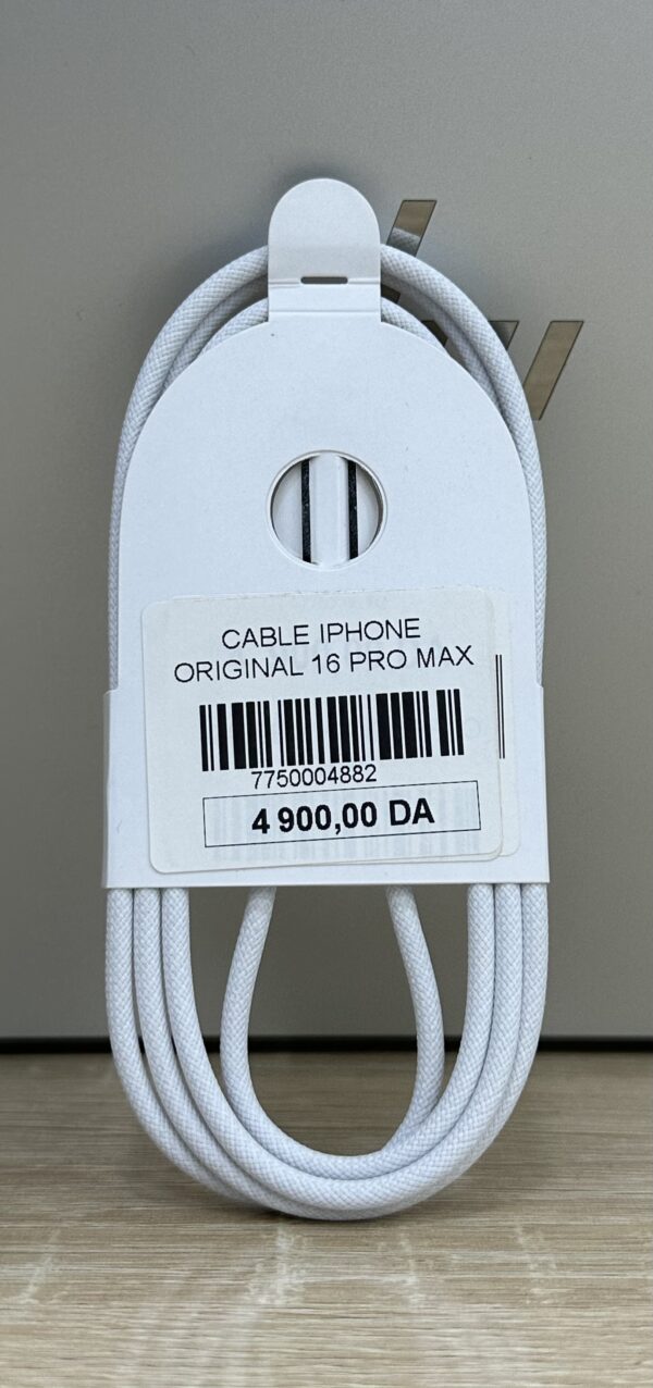 CABLE iPhone 16 PM USB-C ORG