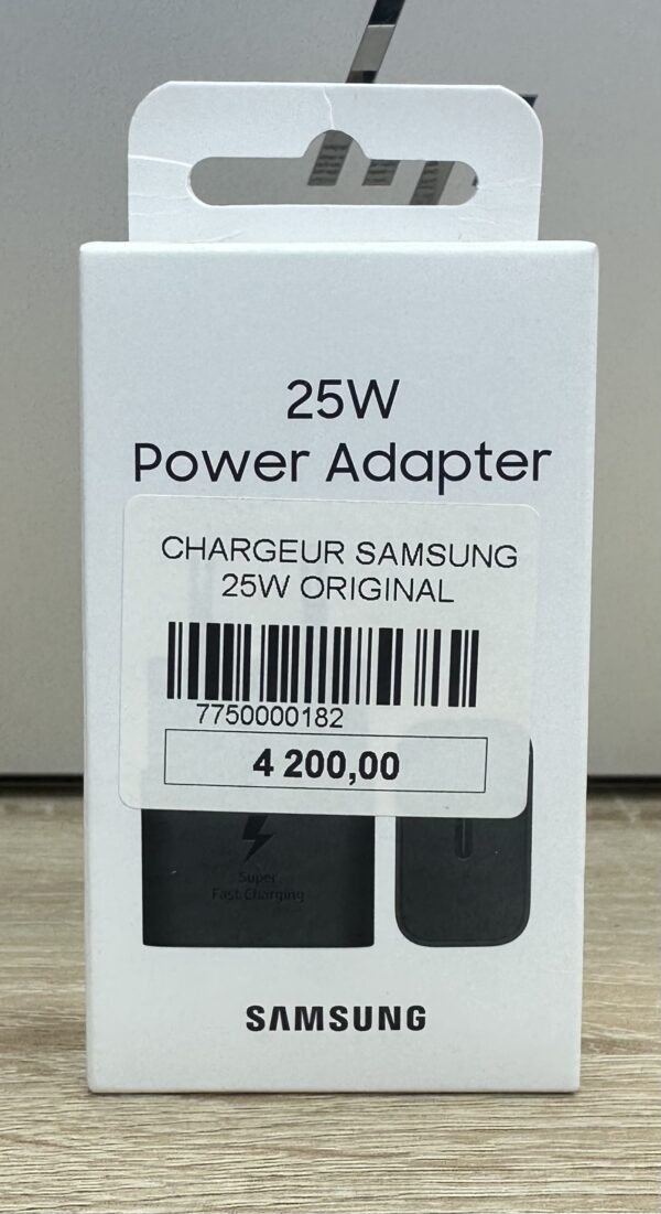 CHARGEUR SAMSUNG 25W ORG