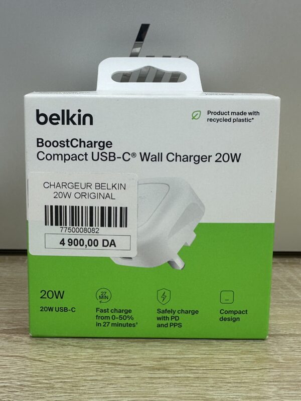 CHARGEUR BELKIN 20W ORG